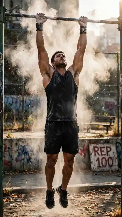 100 Muscle-Ups, One Bar, No Drops
