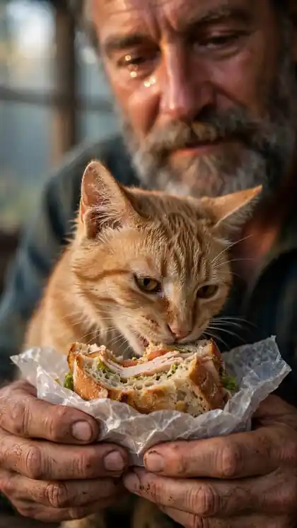 He Had One Sandwich — And Shared It