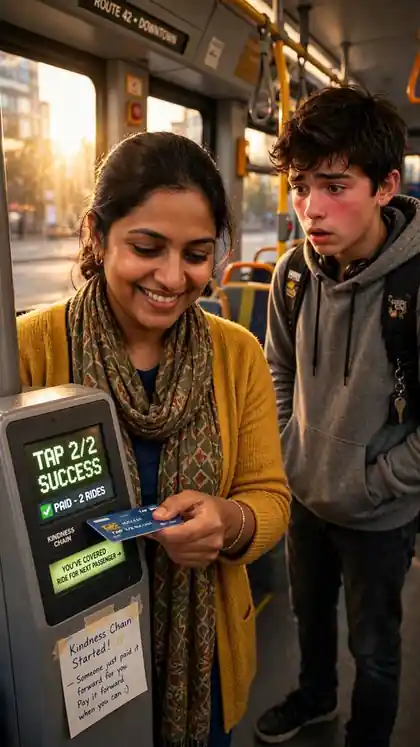 One Paid Fare Starts a Kindness Chain