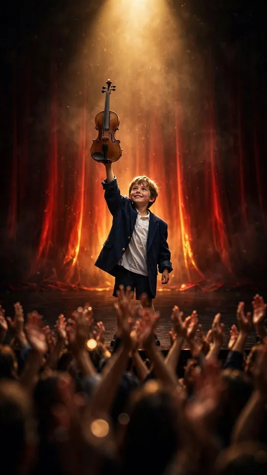 Shy Boy's First Violin Solo Stuns the Room