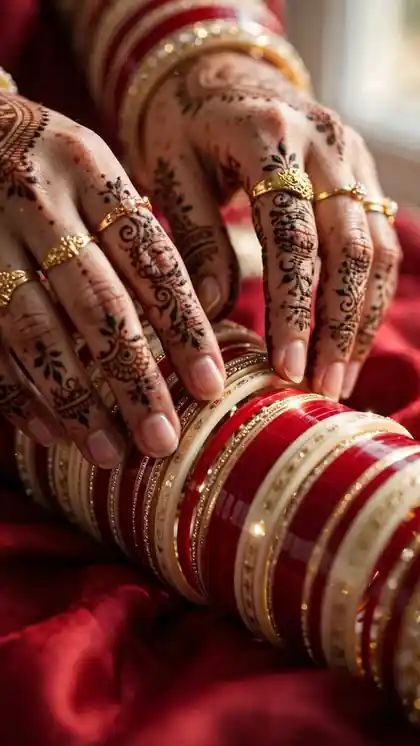 Bridal Hands: Mehndi and Bangles