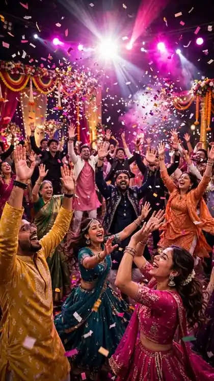 Sangeet Dance Floor Lights