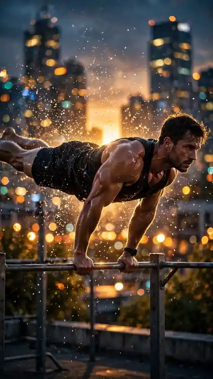 Street Workout Slow Motion