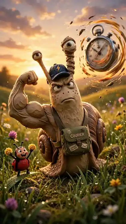 Clay Snail's Express Delivery