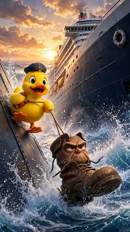 Rubber Duck's Ocean Voyage