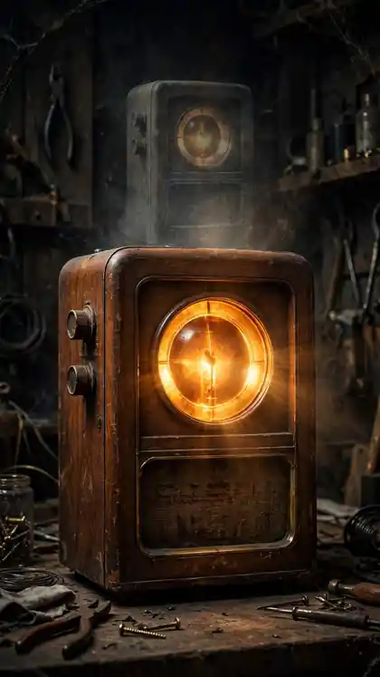 Silent Vintage Radio Brought Back to Life