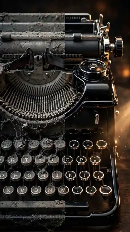 Dusty Typewriter Cleaned to Museum Piece