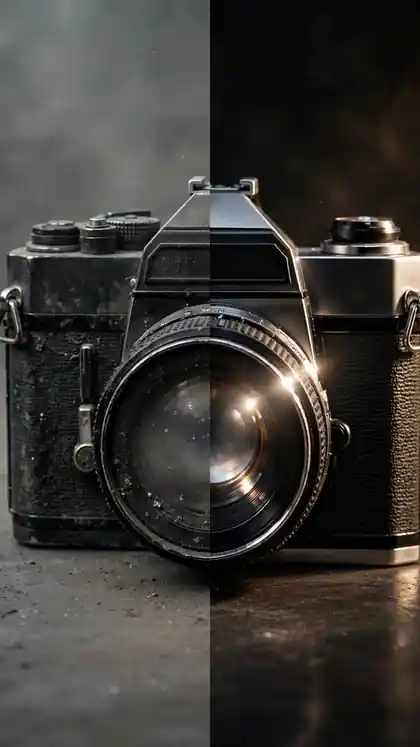 Dead Film Camera Cleaned Back to Working