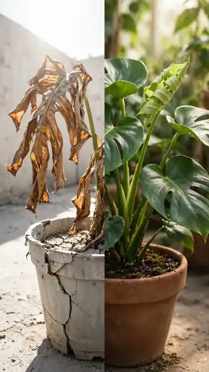 Wilted Houseplant Nursed Back to Lush Life
